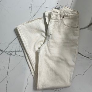 Abercrombie 90s High Rise Split Hem Jean